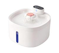 Distributeur d'eau avec bec à fleur, fontaine d'intérieur pour animaux de compagnie avec détection d'eau, réservoir ABS et fenêtre visible, fontaine automatique pour animaux de compagnie, distributeur