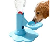 Distributeur d'eau avec bol canin sans électricité sans fil à l'épreuve | Distributeur d'eau pour animaux, bol pour chat pour maison, balcon extérieur