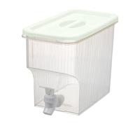 Distributeur d'eau avec robinet, distributeur de boissons en plastique anti-fuite de 1 gallon avec couvercle, distributeur de jus glacé pour réfrigérateur, pour fête, bar, cuisine, (B, One Size)