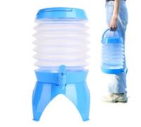 Distributeur D'eau Avec Robinet - Récipient À Boisson Pliable De 5,5 L, Bouteille De Boisson Adaptée Voyages, Distributeur En PP Anti-fuite Avec Un Design Facile À Nettoyer | Accessoire De Service