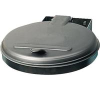 VAR Poubelle l.400xP510 mm 120 l couvercle galvanisé (ME)