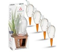 'Distributeur d'eau "bordy couleur transparent, dimensions : 20 cm, contenu 220 ml pour jusqu'à 4 jours d'irrigation de vos plantes 20cm transparent