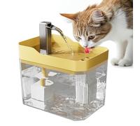 Distributeur d'eau Cat Fountain, Silent Pet Drinking, Quiet Multi-Animal Household Gear with Sturdy Build, Easy Indoor Apartment Aid, Premium Quality Dogs Cats Accessories / 6,5 x 4,53 x 4,72 pouces