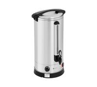 Royal Catering Distributeur D'Eau Chaude Avec Robinet En Acier Inoxydable Fontaine Bouilloire RC-WBDW23 (23,5 l, 2 500 W, 30-110 °C, Fonction De Maintien Au Chaud, Inox/Plastique)