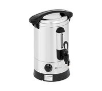 Royal Catering Distributeur D'Eau Chaude Avec Robinet En Acier Inoxydable Fontaine Bouilloire RC-WBDW6 (6,5 l, 1 500 W, 30-110 °C, Fonction De Maintien Au Chaud, Inox/Plastique)