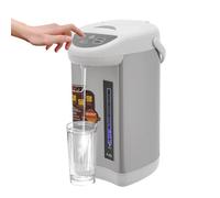Distributeur d'eau chaude, bouilloire à vin chaud, 4 l, en acier inoxydable, avec thermostat et protection contre la surchauffe, distributeur de boissons chaudes, 750 W, pour l'école, la maison, le