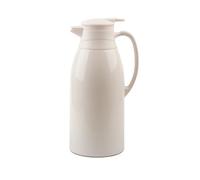 Distributeur d'eau chaude, Carafe isotherme 1,9 L en verre borosilicaté avec couvercle en PP et bouton unique, 13,5 x 31,5 cm