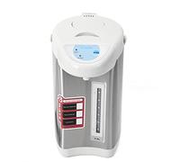 Distributeur d'eau chaude en acier inoxydable 4 l - Distributeur d'eau - Bouilloire à thé - 750 W - Commande par boutons - Réservoir d'eau pour l'école, la maison, le bureau, l'hôtel (gris)