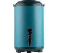 Distributeur d'eau chaude et froide - Théière portable en acier inoxydable avec robinet pour restauration, bureau, hôtel et fête - Seau à thé au lait scellé de grande capacité