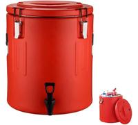Distributeur d'eau chaude et froide, urne à café commerciale avec double robinet, grande capacité de 12 L, en acier inoxydable de qualité alimentaire, contrôle de la température, pour restaurant