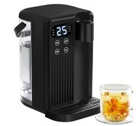 Distributeur d'eau chaude instantanée 2000W, 3L de capacité, 12 réglages de température, 8 commandes de volume. Chauffage rapide en 3 secondes pour le café au thé. Conception compacte, utilisation fac