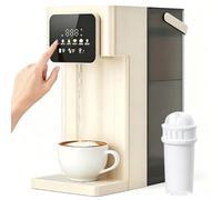Distributeur D'eau Chaude Instantanée 3L, Machine de Filtre À Eau de Bureau avec Écran Tactile Led Et Sécurité Enfant, 12 Réglages de Température, 8 Réglages de Température, Distributeur D'eau white