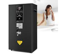 Distributeur d'eau chaude instantanée 50L/60L/80L, chauffe-eau automatique commercial 3000W, chauffe-eau mural avec panneau de commande intelligent à LED, pour la maison ou le bureau Black-60L