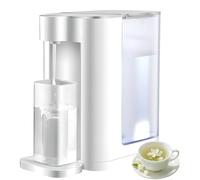 Distributeur D'eau Chaude Instantanée, Distributeur De Chauffe-eau De Comptoir 2000 W Avec Réservoir D'eau De 3 L, 5 Réglages De Température 100 °c, 2 Options De Volume, Sécurité Enfant, Veille white