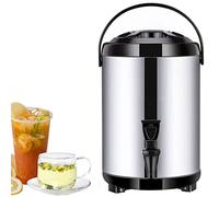 Distributeur d'eau chaude isotherme avec robinet et couvercle pour servir le thé et le lait