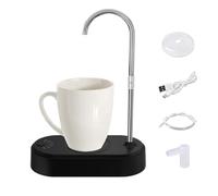Distributeur d'eau de bureau Pompe électrique portable pour carafe | Distributeur d'eau de chevet pour bureau à domicile, en plein air, sur table, plan de travail et table de chevet