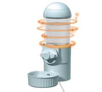 Distributeur d'eau de cage pour chien, distributeur automatique de siphon, eau chauffée pour lapin, alimentation USB pour animaux domestiques, distributeur d'eau chauffant pour lapin 500 ml avec