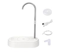 Distributeur d'eau de table de chevet | Distributeur de bouteille d'eau de bureau | Pompe électrique à 6 modes rotatif à 360 degrés pour le camping, le travail, les voyages, l'extérieur, le salon, la