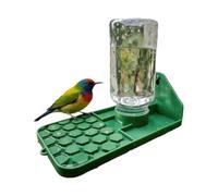 Distributeur d'eau d'extérieur pour colibris et abeilles - Fontaine à boire résistante au soleil avec crochet sécurisé pour montage mural ou sur arbre - Station d'eau pour colibris