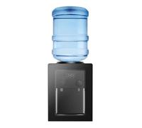 Distributeur d'eau électrique 550 W - Fontaine à eau chaude et froide - Pour bureau, maison - Avec porte anti-poussière et double bec - Pour seau d'eau de 3,5 l, 5 l, 10 l, 18 l - Pour bureau, table