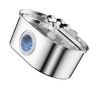 Distributeur d'eau électrique automatique 2,6 l pour animaux domestiques - Fontaine à boire - En acier inoxydable - Pour chats et chats