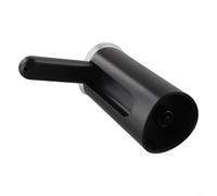 Distributeur d'eau électrique pour carafes d'eau, eau portable rechargeable avec charge de type C, batterie 800 mAh, design pliable, bouton de fonctionnement (noir)