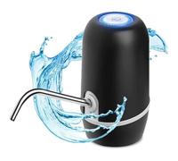 Distributeur d'eau en Bouteille -USB 1200mAh Carafes et Bouteilles1.5L 5.7L 10L 11.3L 15L 18.9L Noire
