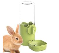 Distributeur d'eau en cage, distributeur d'eau monté pour animaux de compagnie, mangeoire pour petits animaux, bouteille de 750 ml pour lapin, chinchilla hamster, cochon d'Inde, accessoires de cage