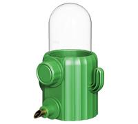 Distributeur d'eau en forme de cactus facile à fixer pour arroser les perroquets