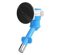 Distributeur d'eau en Plastique Distributeur Fontaine Eau d'animal familier Suspendu Cage pour Chien Hamster Lapin Chat(Bleu)