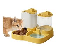 Distributeur d'eau et d'alimentation Automatique pour Chat, Bol Anti-déversement - Distributeur Automatique de Nourriture et d'eau pour Chats - pour Lapin, Chien, Chiot,