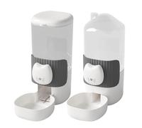 Distributeur d'eau et d'alimentation automatique pour chat - Distributeur d'eau pour chat - Distributeur d'eau et de nourriture pour chat - Grande capacité pour animaux de compagnie, chiens, chiots,
