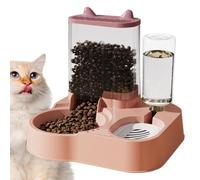 Distributeur d'eau et d'alimentation pour chat, distributeur d'eau pour chat, distributeur de friandises pour chat, distributeur automatique de grande capacité, bol de nourriture pour chien