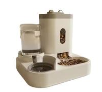 Distributeur d'eau et de Nourriture for Chat, mangeoire Automatique for Animaux, gamelle Grande capacité, Accessoires for