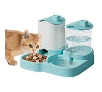 Distributeur d'eau et de nourriture pour chats - Automatique étanche de 760 g | Alimentation et approvisionnement en eau pour animaux domestiques en ABS, kit station d'alimentation pour animaux