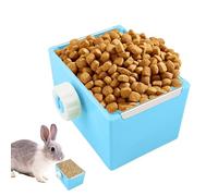 Distributeur d'eau et de nourriture pour hamster : bol de nourriture à cage fixe pour gerbilles souris chiots | Plateau d'alimentation pour petits animaux pour lapins, cochons d'Inde Hedgehogs