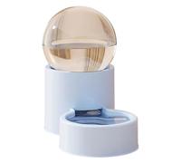 Distributeur d'eau et distributeur d'eau pour chat, distributeur d'eau et de nourriture pour chats, petits chiens, chiots (distributeur d'eau bleue)