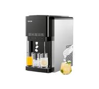 Distributeur d'eau et Machine à glaçons 3-en-1 BS-101 Acier inoxydable Noir et argent