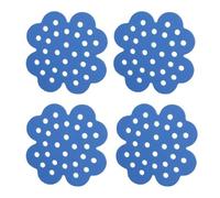 Distributeur d'eau Flottant pour Abeilles, 4 Pièces, Station de Pollinisation en Mousse pour Jardin Extérieur et étangs 6,10x6,10x0,39 Pouces (Blue)