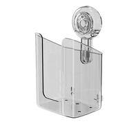 Distributeur d'eau humide avec ventouse pour un montage mural facile - Design transparent pour cuisine et salle de bain - Support mural à ventouse