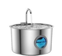 Distributeur d'eau intelligent en acier inoxydable pour animaux de compagnie avec système intelligent Purification profonde en 5 étapes Ultra-silencieux Grande capacité 3 2 L Matériaux de qualité