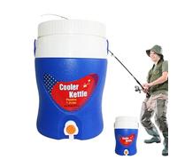 Distributeur d'eau isotherme | Distributeur de boissons chaudes avec robinet, carafe isotherme de camping, carafe à boisson avec poignée pour la restauration commerciale