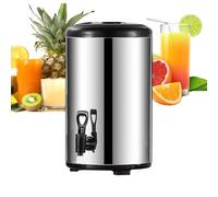 Distributeur d'Eau Isotherme - Verseuse À Double Paroi Avec Robinet - Distributeur À Café En Acier Inoxydable Grande Capacité | pour Boissons Chaudes Froides Thé