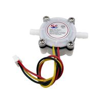 Distributeur d'eau, machine à café, purificateur d'eau, capteur de débit, capteur Hall, débitmètre, interface pagode à 2 points, 1 pièces(S401White internal diameter:2mm)