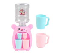 Distributeur d'eau miniature - plastique, machine à eau de lapin de dessin animé, jouet de fontaine à boire | double taille de sortie avec 2 tasses, idéal pour garçons filles jouets de table maison