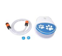 Distributeur d'eau pour animaux de compagnie activé par le pied pour une utilisation en extérieur Construction résiliente Grande capacité sans électricité nécessaire Distributeur d'eau pour animaux de