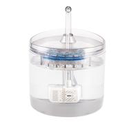 Distributeur d'eau pour Animaux de Compagnie - Bol d'eau électrique de 1,5 l, Source d'entrée Automatique pour Chats intérieurs, sous- Calme avec Filtration, Plateau d'hydratation pour Salle de E