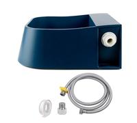 Distributeur d'eau pour animaux de compagnie - Station de boisson distributeur d'eau pour chiens | Distributeur de canaux d'eau de bétail avec tuyau de raccordement rapide, remplissage d'eau pour