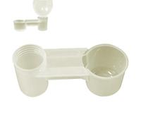 Distributeur d'eau pour Cage d'oiseaux,Abreuvoir Anti-éclaboussures pour Oiseaux - Distributeur Transparent Anti-Éclaboussures pour Maison et Jardin Perroquets Poules Pinsons