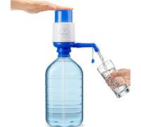 Distributeur d'eau pour carafe, pompe manuelle pour carafe, compatible avec bouteilles de 2,5, 3, 5, 6, 8, 10 litres avec bouchon diamètre 38 mm et 48 mm